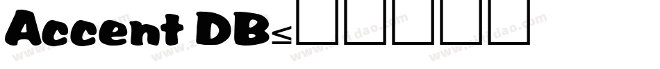 Accent DB字体转换